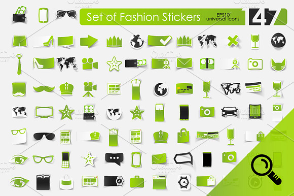 147 Fashion Stickers