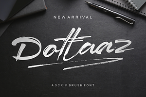 Dottaaz Brush Font