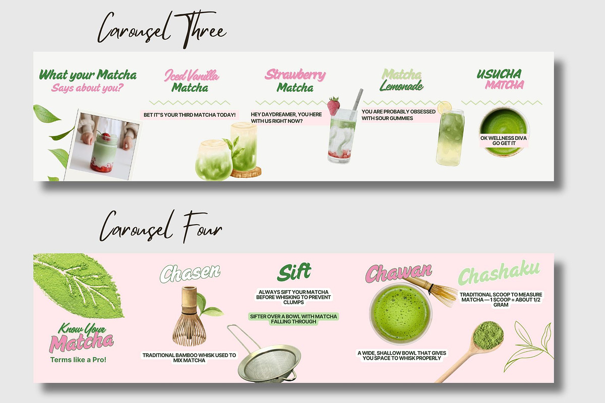 Matcha Cafe Social Media Marketing preview 4
