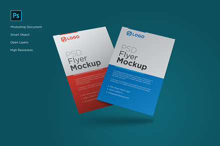 Two Flyer and Poster Mockup, an Advertising Mockup by shahsoft