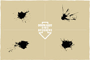 Sprays and Splats - Vector Pack, a Texture Graphic by Downloads for Designers (Thumbnail 6 of 6)