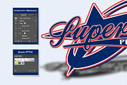 Vintage Sports Script Text Effect, a Layer Style Add-On by Aftershift (Thumbnail 2 of 2)