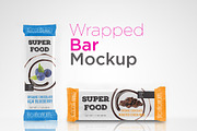 Bar Wrapper Mockup, a Packaging Mockup by Robby Bucarey (Thumbnail 1 of 3)