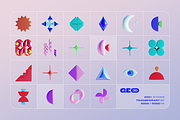 GEO/3D 220+ Colorful illustrations, an Object Graphic by assetpro.design (Thumbnail 7 of 17)