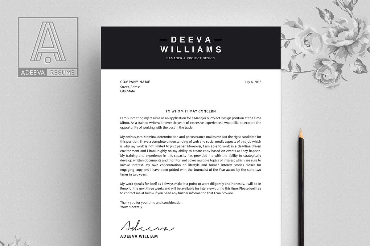 Professional Resume Template William, a Resume Template by AdeevaResume (Photo 4 of 4)