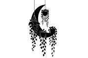 Hanging Moon with Plants Bundle, an Illustration by Designs_River (Thumbnail 4 of 31)
