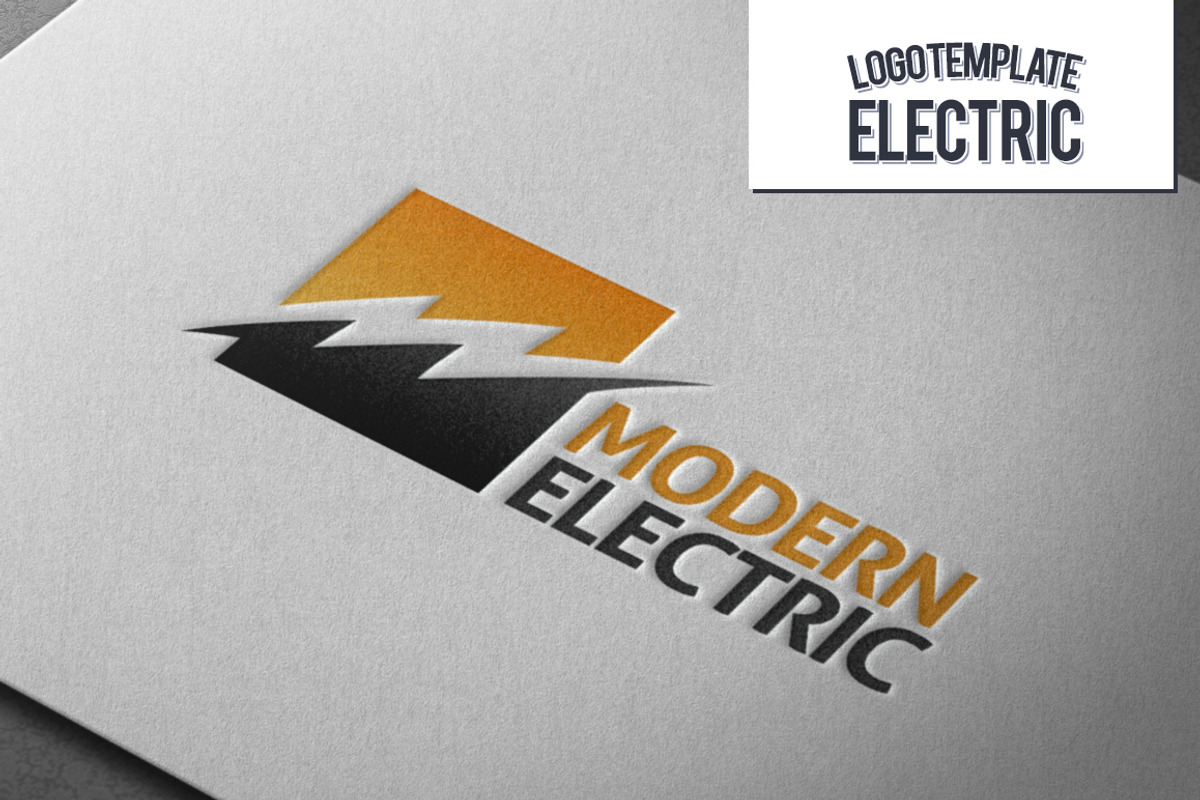 Modern Electric Logo, a Branding & Logo Template by Exit3
