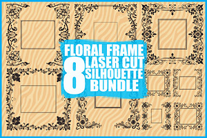 Floral Frame Bundle, an Illustration by Designs_River
