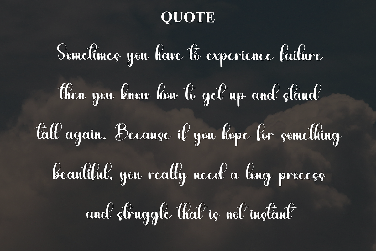 Blue Magnolia, a Handwritten Font by InermediaSTUDIO (Photo 7 of 8)
