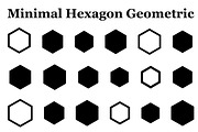Minimal Hexagon Geometric Logo, an Icon by hafijul (Thumbnail 1 of 10)