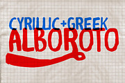 Alboroto Family, a Font by Rodrigo Typo (Thumbnail 1 of 5)