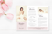 Boudoir Brochure Template, a Brochure Template by By Stephanie Design (Thumbnail 2 of 3)