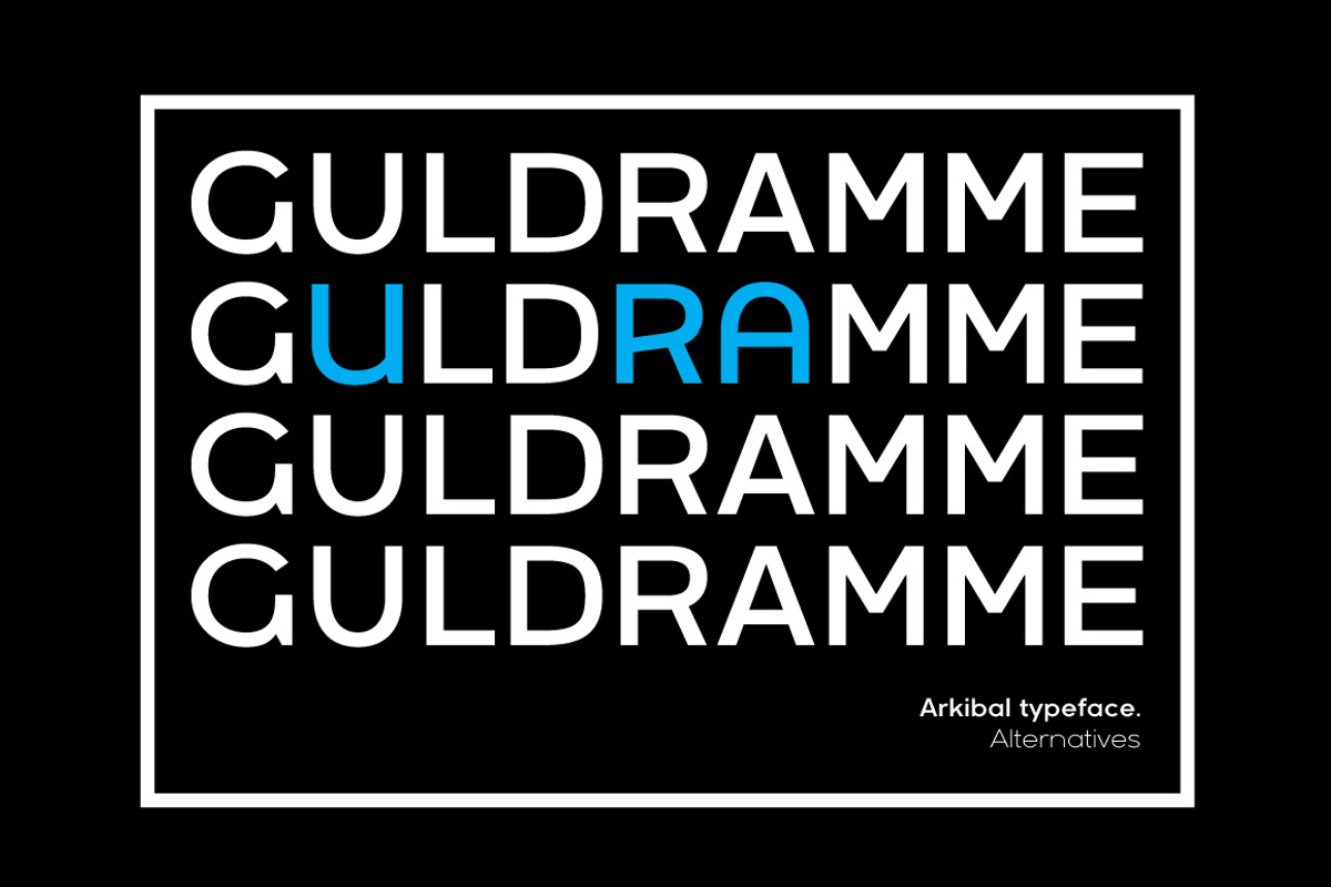 Arkibal Sans, a Sans Serif Font by Jan-Christian Bruun (Photo 14 of 20)