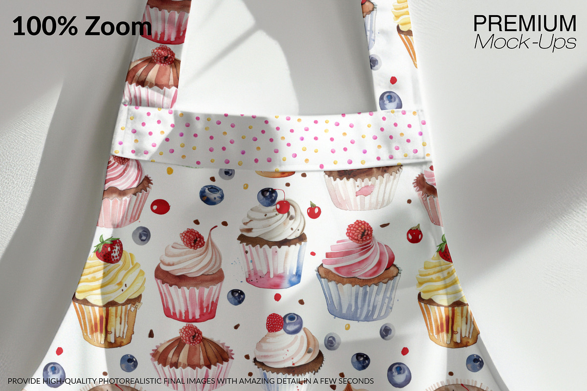 3 Types of Kitchen Apron Mockups, an Apparel Mockup by mock-ups (Photo 11 of 12)