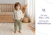 Toddler Pajama Mockup Kids Sleepwear, a Mockup by Mie Mockup Studio (Thumbnail 7 of 7)
