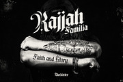 Rajjah Familia - Blackletter family, a Blackletter Font by creativemedialab (Thumbnail 10 of 10)