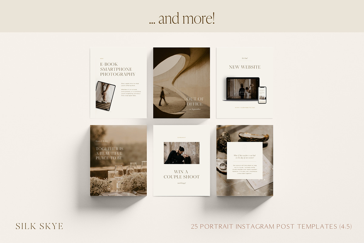 Elegant Photography Instagram Posts, a Social Media Template by Wonderlik Webdesign (Photo 5 of 11)