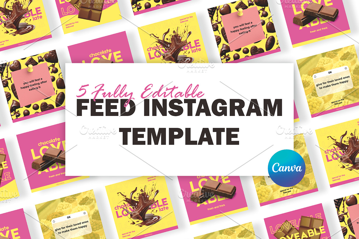 Instagram Feed Template - Canva, a Social Media Template by Null Stuido (Photo 2 of 3)