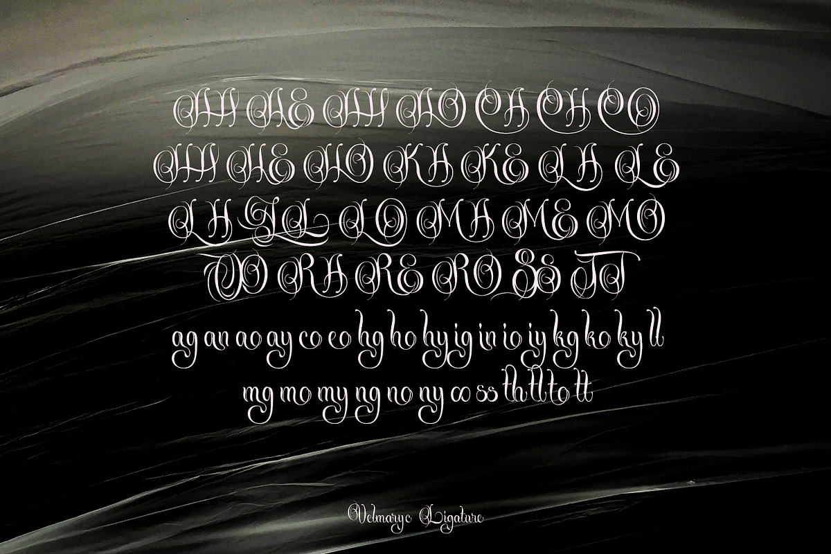 Velmaryc - Modern Calligraphy, a Script Font by TypeClassHeroes (Photo 9 of 11)
