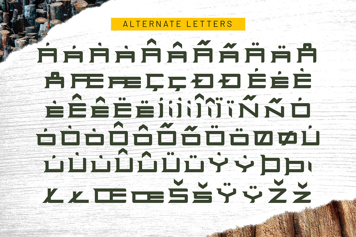 Norwide - Wide Display Font, a Sans Serif Font by CuratedType Studio (Photo 6 of 10)