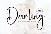 Darling | Script Font, a Handwritten Font by Scratchones (Thumbnail 1 of 8)