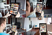 8 photo mockups- 5x iPad + 3x iPhone, an iPhone Mockup by show it better (Thumbnail 3 of 5)