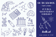 Go to School. Doodle set №2, an Education Illustration by WINS Doodle shop (Thumbnail 1 of 10)