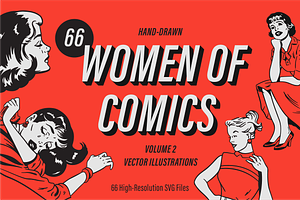 Women of Comics Illustrations V2