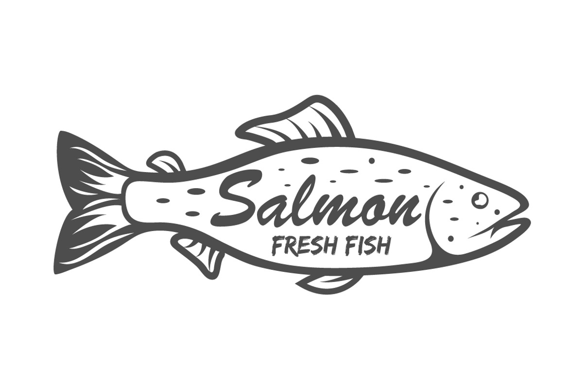 Salmon icons, a Background Graphic by Tomass2015 (Photo 3 of 3)