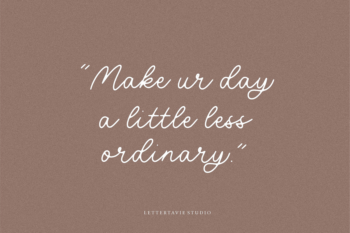 Volatile - Monoline Script Font, a Script Font by Letterative Studio (Photo 2 of 7)