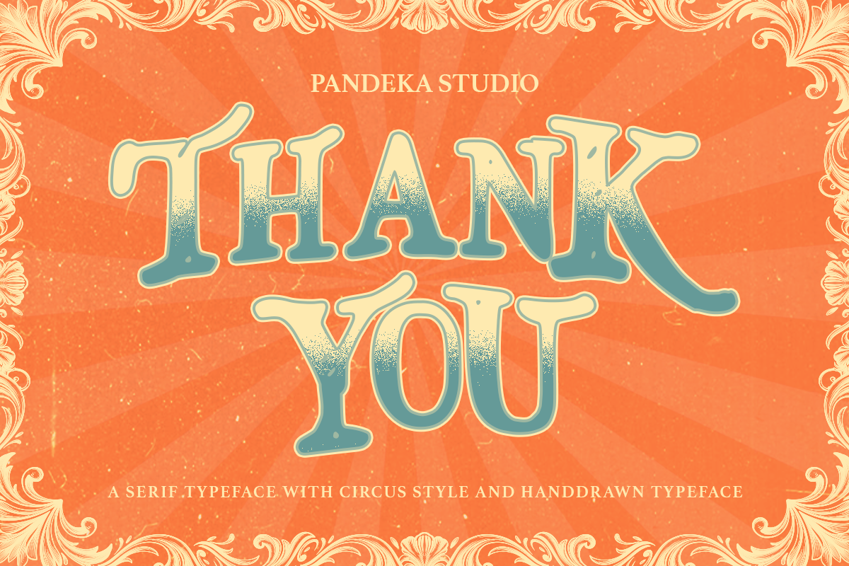 Arcoba - Vintage Circus Display, a Serif Font by Pandeka Studio (Photo 9 of 9)