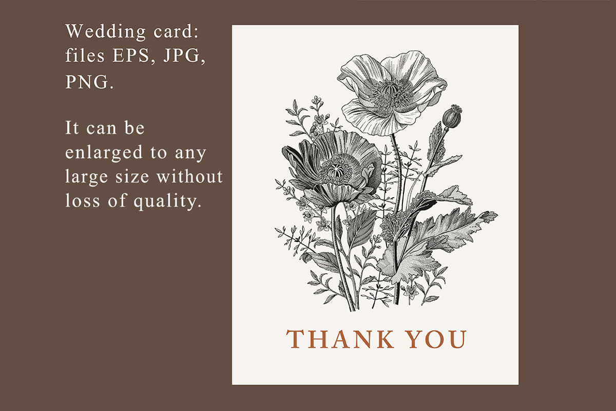 Seamless Set Flowers Poppy Poppies, a Pattern Graphic by Vintage (Photo 6 of 14)
