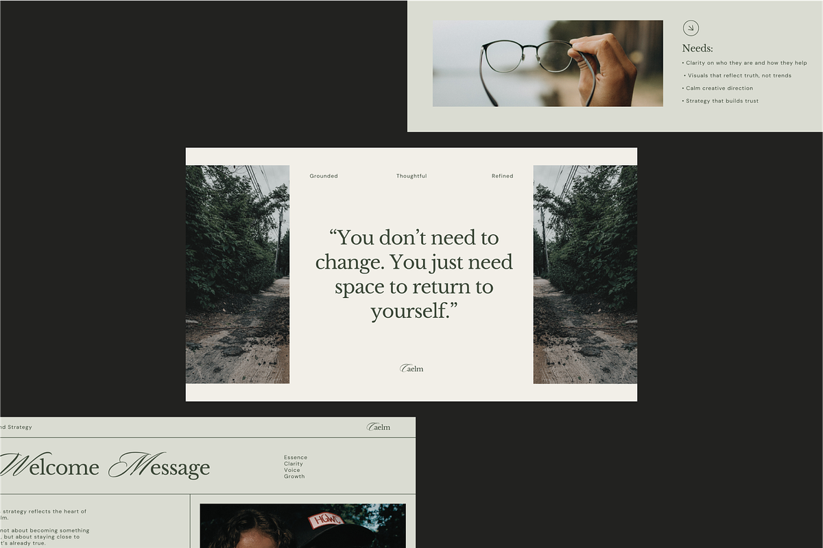 CAELM Brand Strategy Canva Template preview 7