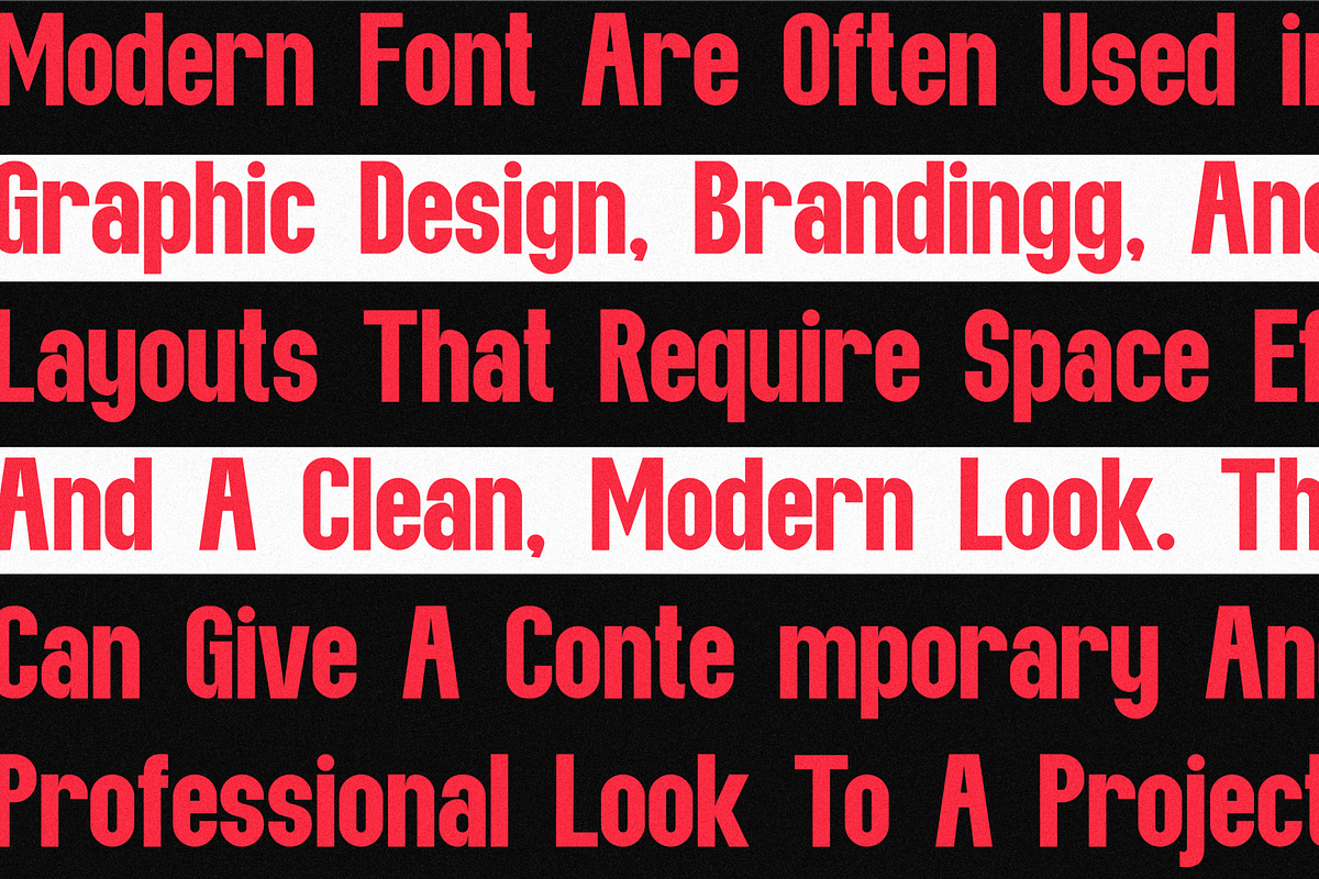 Nellbana - Modern Condensed Sans, a Sans Serif Font by MaikoHatta (Photo 5 of 9)