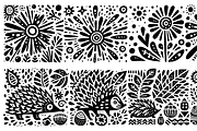 Vintage Flowers Folk Art, a Decorative Illustration by devastd (Thumbnail 20 of 28)