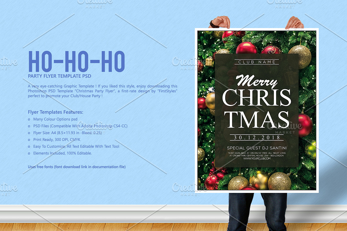Christmas Invite, a Flyer Template by Flyer Arts (Photo 1 of 4)