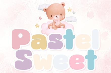 Pastel Sweet - Handwritting, a Handwritten Font by Charmingbear59.design