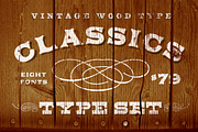 Vintage Wood Type Classics, a Slab Serif Font by Aerotype (Thumbnail 2 of 5)