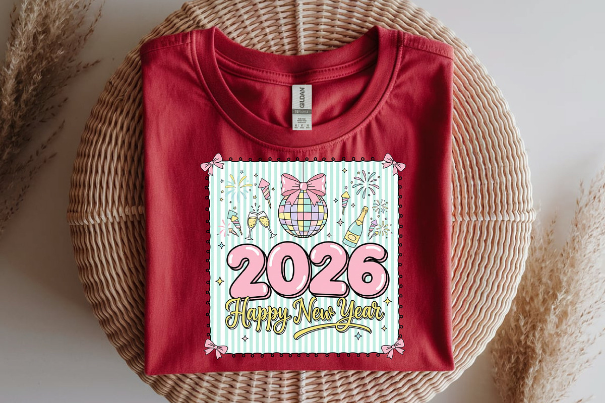 Happy New Year 2026 PNG, an Illustration by SinaCreation (Photo 7 of 11)