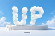 White Clouds Font, a Sans Serif Font by Handmadefont (Thumbnail 12 of 13)