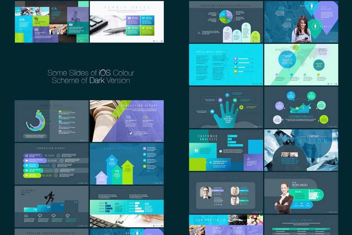 OS:Pro Keynote Template preview 4