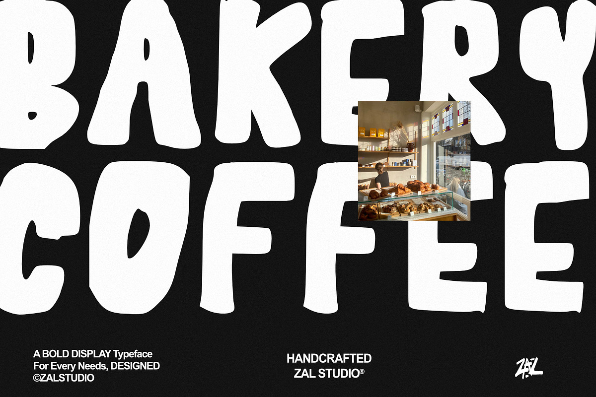 Rusted Eatery Bold Display Font, a Sans Serif Font by ZAL STUDIO (Photo 2 of 3)