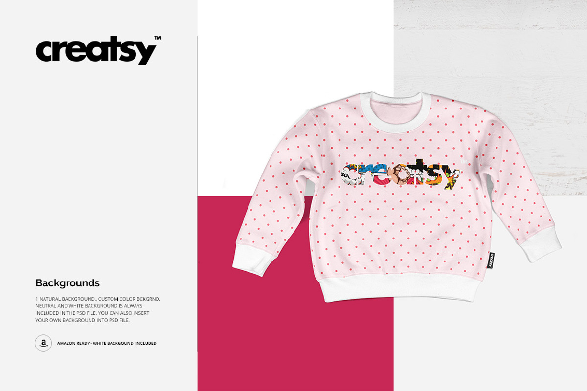 Baby Sweatshirt Mockup Set, a Hoody Mockup by creatsy4 (Photo 6 of 8)