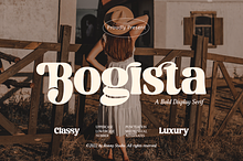 Bogista Bold Elegant Serif Font