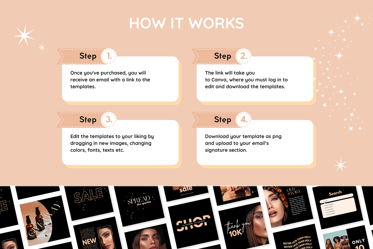 Canva Email Signature Bundle, an Email Template by SunshineStudioBoutique (Photo 9 of 9)