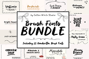 Brush Fonts Bundle, a Handwritten Font by Sofia Skoog (Thumbnail 1 of 15)