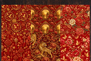 Red Gold Chinoiserie Digital Papers, a Pattern Graphic by LA Design (Thumbnail 3 of 10)