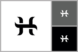 Modern Letter H Logo Icon, a Branding & Logo Template by quadrazo