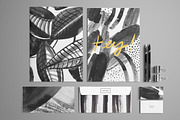 Hand Drawn Black&White Backgrounds, a Texture Illustration by Anny (Thumbnail 11 of 12)