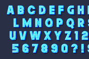 Modern bright lights alphabet, an Object Graphic by RevelStockart (Thumbnail 4 of 8)